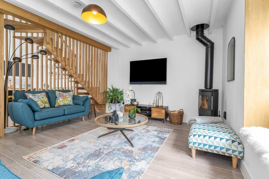 Luxury Riverside Retreat Broughton  Buitenkant foto